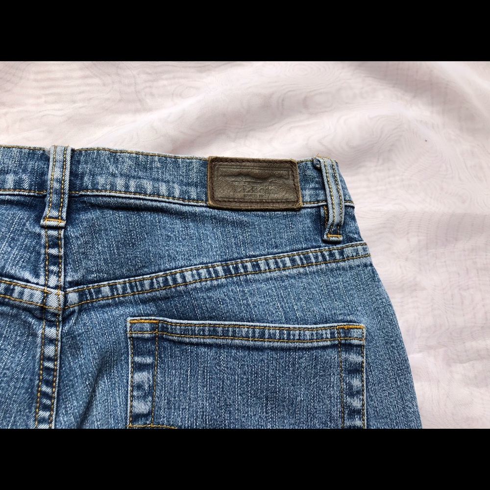 L L Bean blue jeans